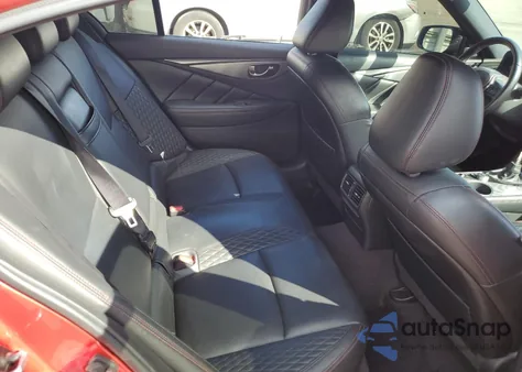 2018 Infiniti Q50 Red Sport 400 из США, поврежденный, VIN JN1FV7AP8JM460858